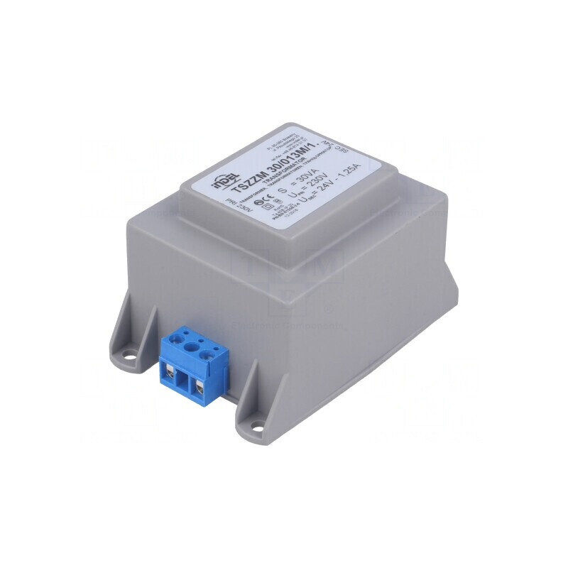 Transformator încapsulat 30VA 230VAC 24V 1,25A cu şurub IP00 | Electronic-mag.ro | Componente Electronice Transformator încapsulat 30VA 230VAC 24V 1,25A cu şurub IP00 | Electronic-mag.ro | Componente Electronice