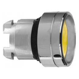 Comutator Apăsare 22mm Galben Poziție Stabilă | Electronic-mag.ro | Componente Electronice