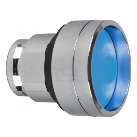 Comutator apăsare 22mm albastru ZB4BA66 | Electronic-mag.ro | Componente Electronice