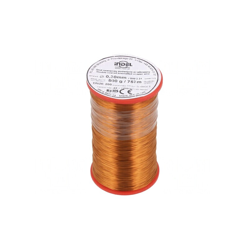 Sârmă Emailată Dublă 0,3mm 0,5kg Cupru | Electronic-mag.ro | Componente Electronice