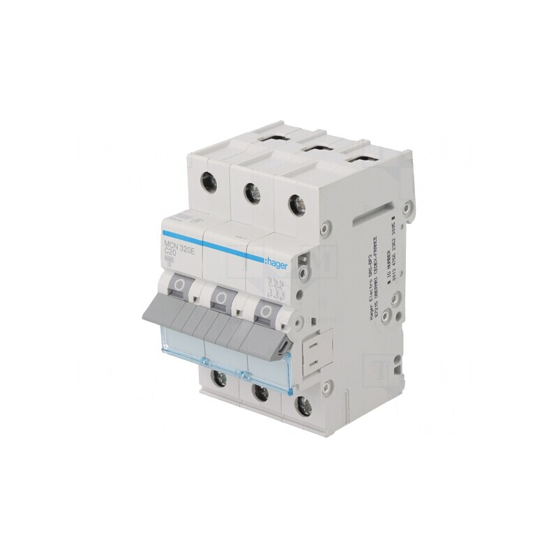 Întrerupător de Supracurent 20A 3P 6kA 230/400V | Electronic-mag.ro | Componente Electronice Întrerupător de Supracurent 20A 3P 6kA 230/400V | Electronic-mag.ro | Componente Electronice