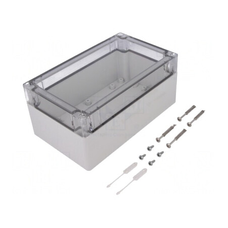 Carcasă Universală ABS Gri 122x202x90mm | Electronic-mag.ro | Componente Electronice