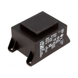 Transformator încapsulat 16VA 230VAC 9V 889mA PCB | Electronic-mag.ro | Componente Electronice