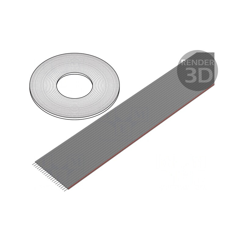 Cablu bandă 1,27mm 20x28AWG neecranat PVC | Electronic-mag.ro | Componente Electronice