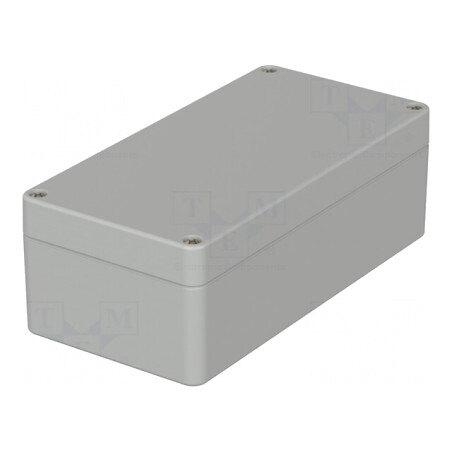 Carcasa Universală Gri Deschis 80x160x55mm EUROMAS | Electronic-mag.ro | Componente Electronice