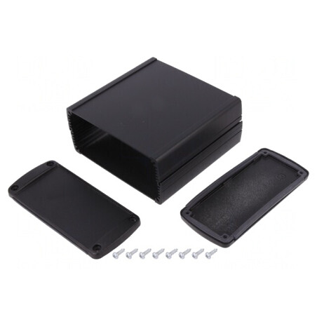 Carcasă universală aluminiu TEKAM 106x110x45mm | Electronic-mag.ro | Componente Electronice