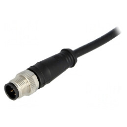 Mufă M12 PIN 5 tată 5m IP67 60V 4A | Electronic-mag.ro | Componente Electronice