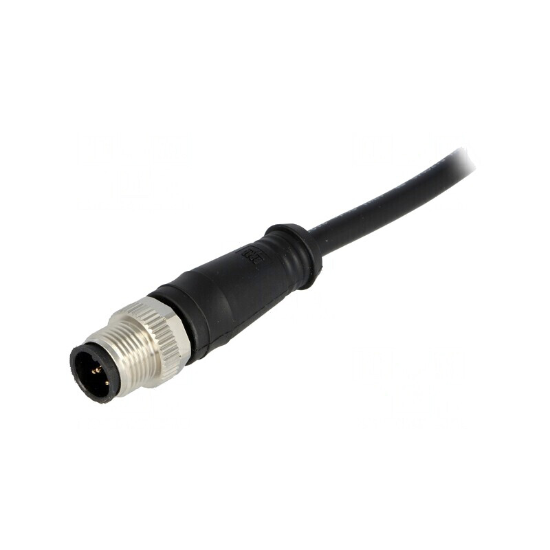 Mufă M12 PIN 5 tată 5m IP67 60V 4A | Electronic-mag.ro | Componente Electronice