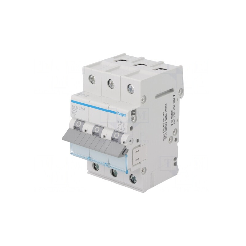 Întrerupător de supracurent 25A 3 Poli 6kA 230/400VAC | Electronic-mag.ro | Componente Electronice