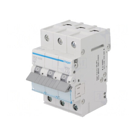 Întrerupător de supracurent 25A 3 Poli 6kA 230/400VAC | Electronic-mag.ro | Componente Electronice