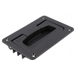 Suport tehnopolimer negru 96x114x19 mm | Electronic-mag.ro | Componente Electronice