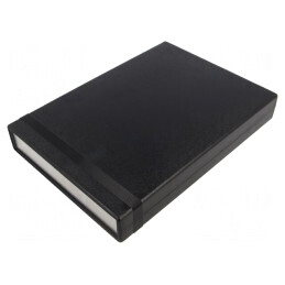 Carcasă cu Panou ABS Neagră IP54 200x280x40mm | Electronic-mag.ro | Componente Electronice