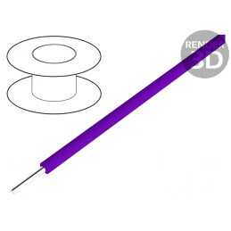Cablu HookUp Wire 20AWG PVC Violet 30,5m 300V | Electronic-mag.ro | Componente Electronice