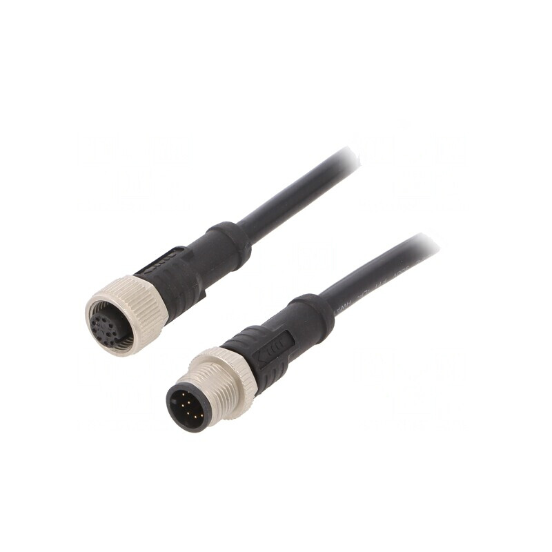 Cablu Senzori Automatizări M12-M12 1m | Electronic-mag.ro | Componente Electronice