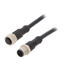 Cablu Senzori Automatizări M12-M12 1m | Electronic-mag.ro | Componente Electronice