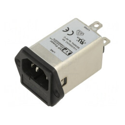 Conector Alimentare AC Soclu Tată 6A 250V 0,8mH | Electronic-mag.ro | Componente Electronice