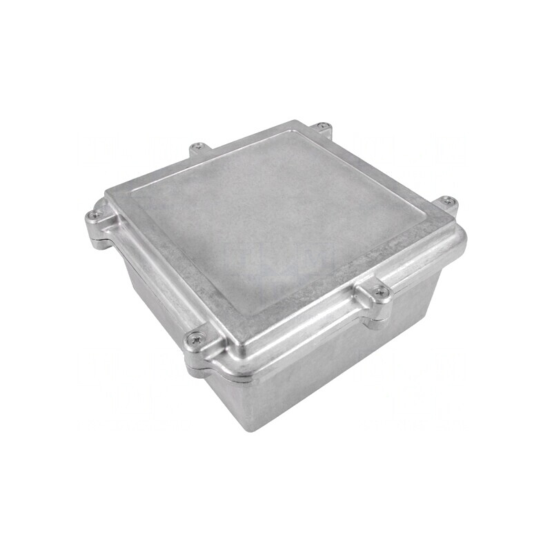 Carcasă Universală Aluminiu Natural 162x162x80mm | Electronic-mag.ro | Componente Electronice