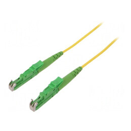 Patch Cord Fibră Optică E2/APC 3m Galben | Electronic-mag.ro | Componente Electronice