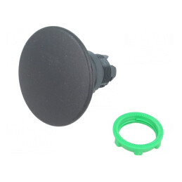 Comutator cu apăsare 22mm negru ZB5AR2 | Electronic-mag.ro | Componente Electronice