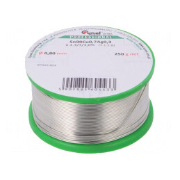 Sârmă de lipit fără plumb 0,8mm 250g | Electronic-mag.ro | Componente Electronice