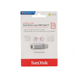 Pendrive USB 3.1 128GB Dual USB-A/USB-C 150MB/s | Electronic-mag.ro | Componente Electronice