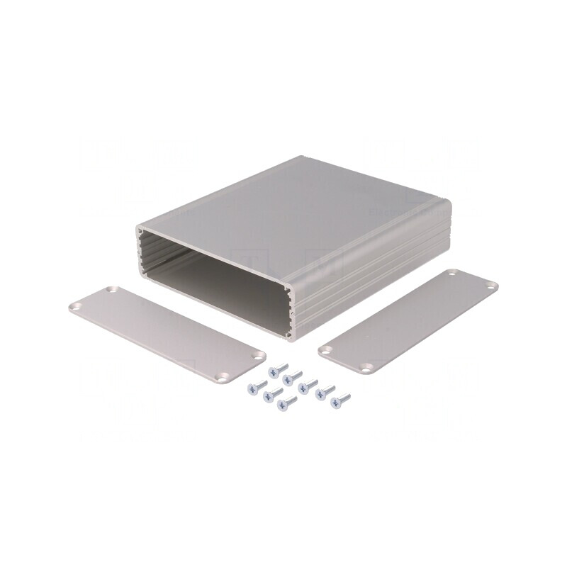 Carcasă aluminiu gri AKG 105x120x30mm | Electronic-mag.ro | Componente Electronice Carcasă aluminiu gri AKG 105x120x30mm | Electronic-mag.ro | Componente Electronice