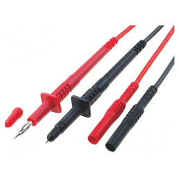 Cabluri de măsurare 10A 1,35m Negru Roșu
