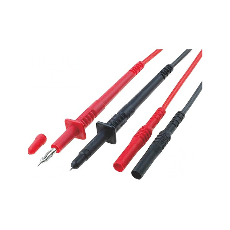 Cabluri de măsurare 10A 1,35m Negru Roșu | Electronic-mag.ro | Componente Electronice
