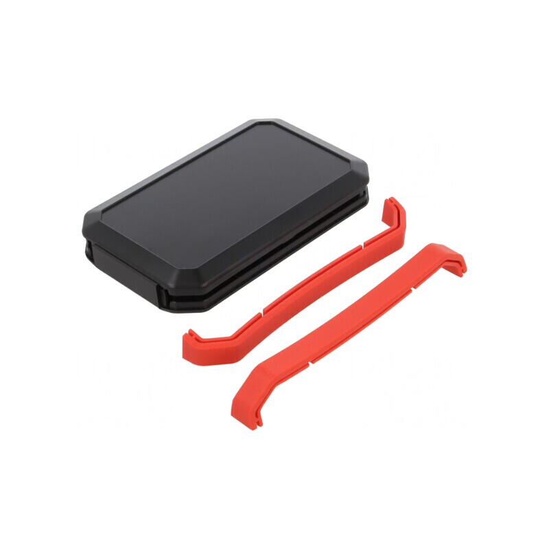 Carcasă Universală Neagră IP67 79x126x20mm ABS | Electronic-mag.ro | Componente Electronice