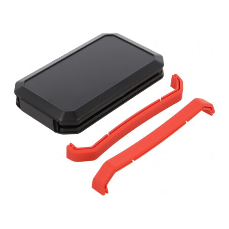 Carcasă Universală Neagră IP67 79x126x20mm ABS | Electronic-mag.ro | Componente Electronice