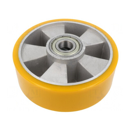 Roată de transport poliuretan 150mm 500kg | Electronic-mag.ro | Componente Electronice