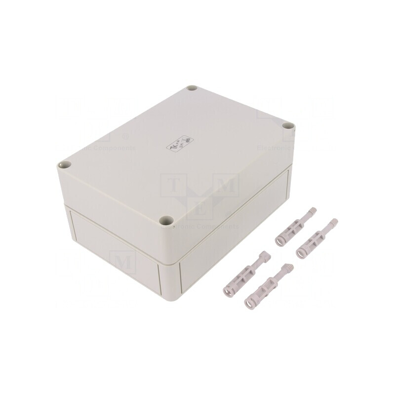 Carcasă universală gri 130x180x84 mm | Electronic-mag.ro | Componente Electronice