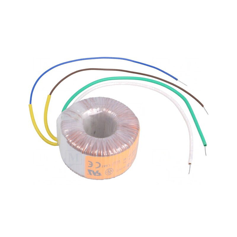 Transformator toroidal 20VA 230V 12V 1.67A cu cabluri | Electronic-mag.ro | Componente Electronice