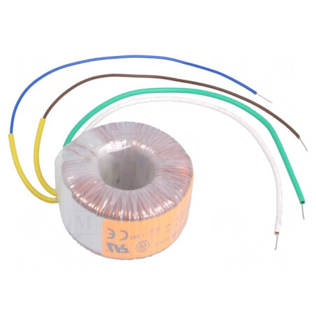 Transformator toroidal 20VA 230V 12V 1.67A cu cabluri | Electronic-mag.ro | Componente Electronice