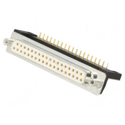 Soclu mamă D-Sub 37 pini pentru PCB THT | Electronic-mag.ro | Componente Electronice
