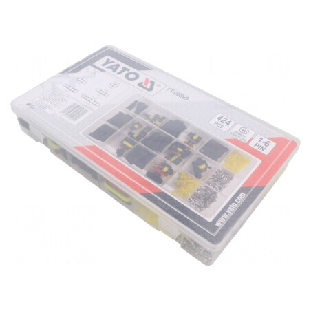 Set Conectori Auto Crimpați 424 Bucăți | Electronic-mag.ro | Componente Electronice