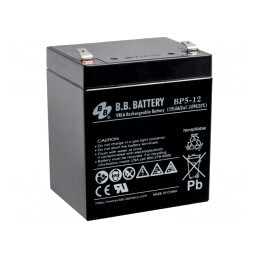 Baterie Plumb-Acid 12V 5Ah AGM Fără Întreținere