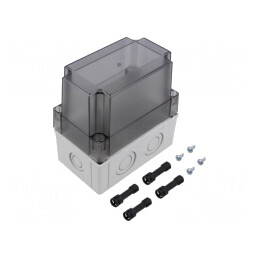 Carcasă universală policarbonat 80x130x125mm | Electronic-mag.ro | Componente Electronice