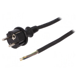 Cablu SCHUKO 10m Negru | Electronic-mag.ro | Componente Electronice