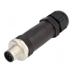 Mufă M12 5-PIN tată DeviceNet/CANopen IP67 pe cablu | Electronic-mag.ro | Componente Electronice