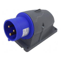 Conector de Alimentare AC Trifazat Soclu Tată Unghi IP44 | Electronic-mag.ro | Componente Electronice
