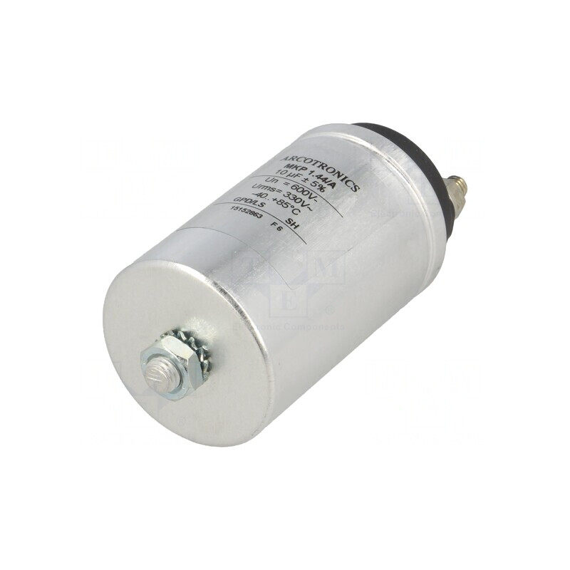 Condensator cu polipropilenă 10uF 5mΩ șuruburi M6 | Electronic-mag.ro | Componente Electronice