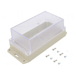 Carcasă Universală cu Lame de Fixare 85x165x70 mm | Electronic-mag.ro | Componente Electronice