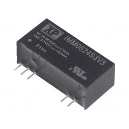 Convertor DC/DC 5W 18-36V la 3,3V 1200mA SIP9 | Electronic-mag.ro | Componente Electronice