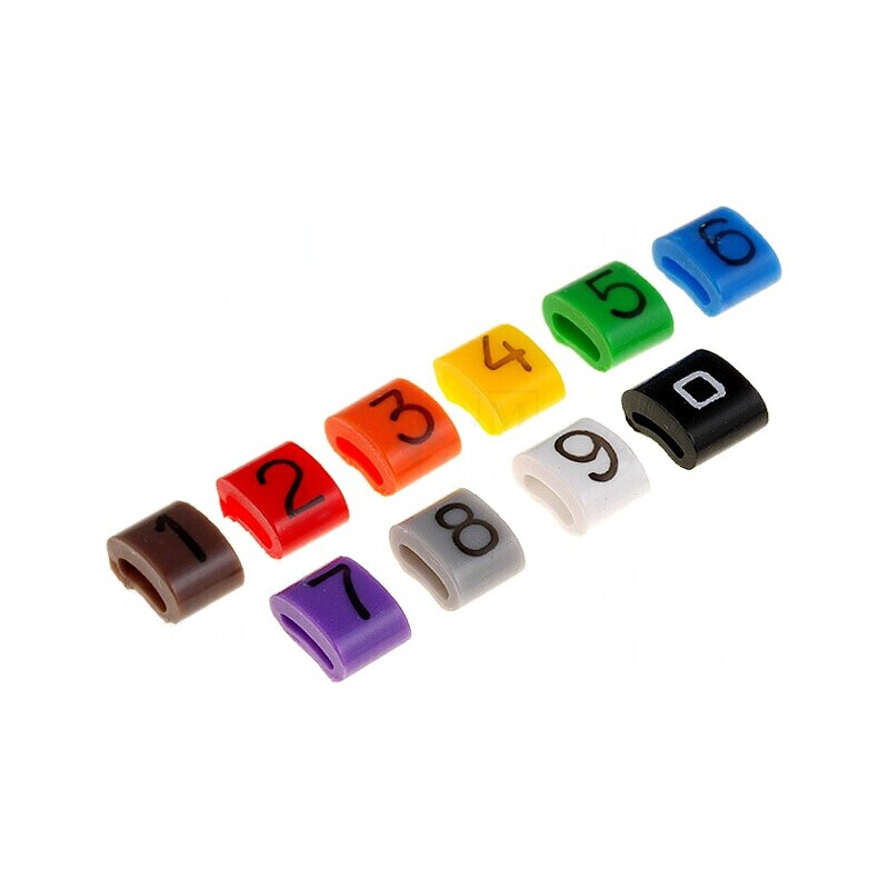 Kit Etichete Cablu 1,1-2,5mm | Electronic-mag.ro | Componente Electronice