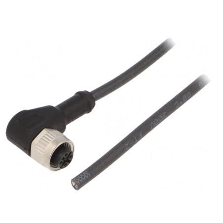 Cablu de Conectare M12 în Unghi 2m IP67 | Electronic-mag.ro | Componente Electronice