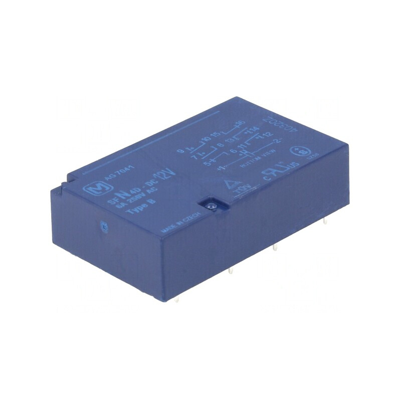 Releu Electromagnetic 12VDC SPST-NO x4 SPST-NC x2 | Electronic-mag.ro | Componente Electronice Releu Electromagnetic 12VDC SPST-NO x4 SPST-NC x2 | Electronic-mag.ro | Componente Electronice