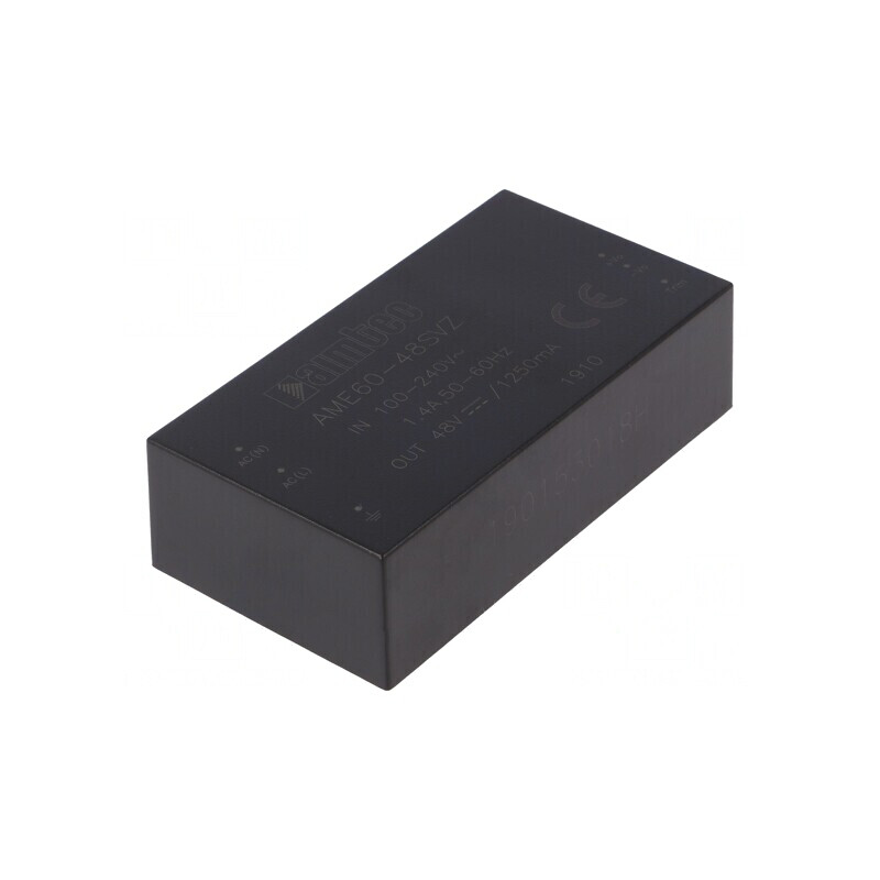Convertor AC/DC 60W 48VDC AME60-48SVZ | Electronic-mag.ro | Componente Electronice
