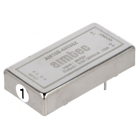 Convertor DC/DC 10W 36-72V la 3.3V DIP24 2A | Electronic-mag.ro | Componente Electronice
