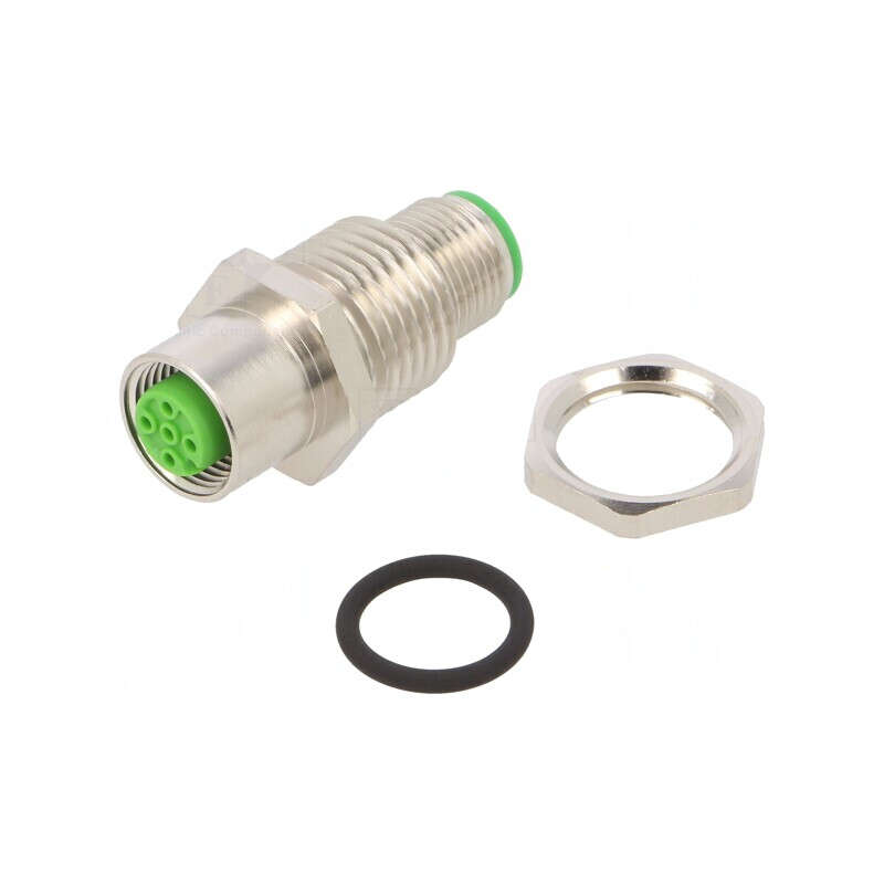Adaptor M12 tată-M12 mamă 5 pini CANopen | Electronic-mag.ro | Componente Electronice